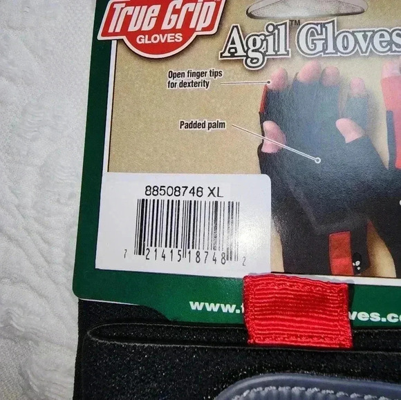 NWT  3 pair True grip work glove with touchscreen fingers. Size XL - Picture 5 of 5